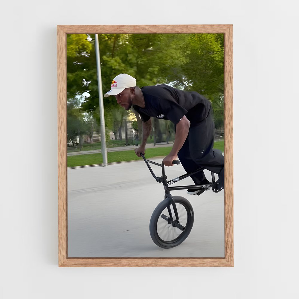 Poster Pédalons Vers l'Aventure – affiche BMX (vue 4)